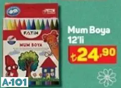 FATİH MUM BOYA 12'Lİ FATİH MUM BOYA 12'Lİ